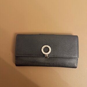 Bvlgari Leather Continental Wallet